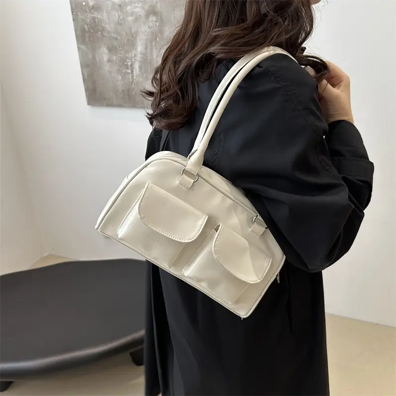 Women's Square Bag 2024 Korean Fashion Shoulder Luggage - Image 9