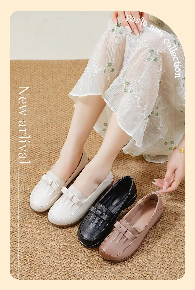 【Clearance! No Returns or Exchanges】Women's Loafers, Mom Shoes, Small Leather Shoes, Slip-On Moccasins, Women's Flats — feature 1