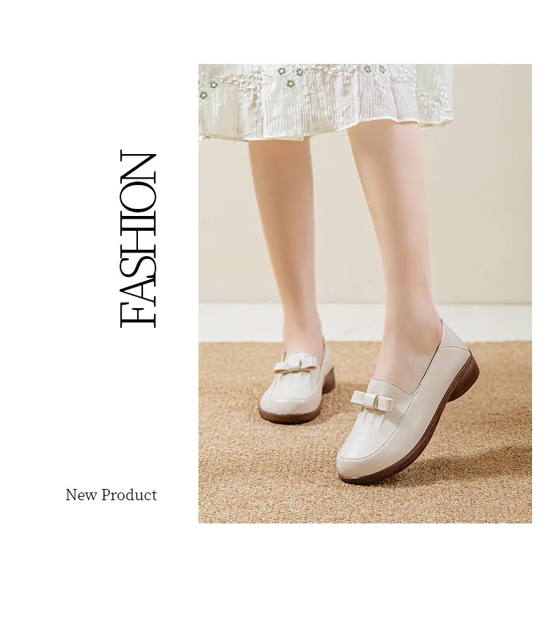 【Clearance! No Returns or Exchanges】Women's Loafers, Mom Shoes, Small Leather Shoes, Slip-On Moccasins, Women's Flats — feature 11