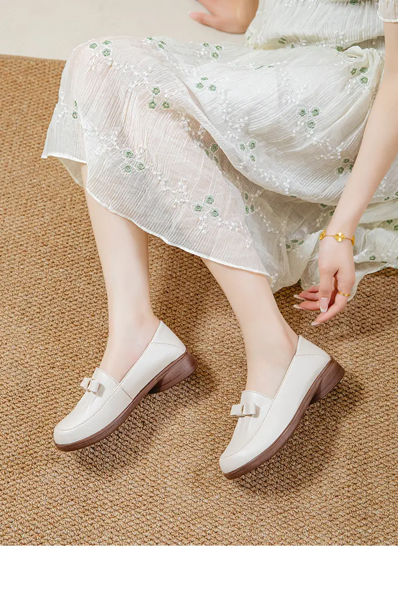 【Clearance! No Returns or Exchanges】Women's Loafers, Mom Shoes, Small Leather Shoes, Slip-On Moccasins, Women's Flats — feature 12