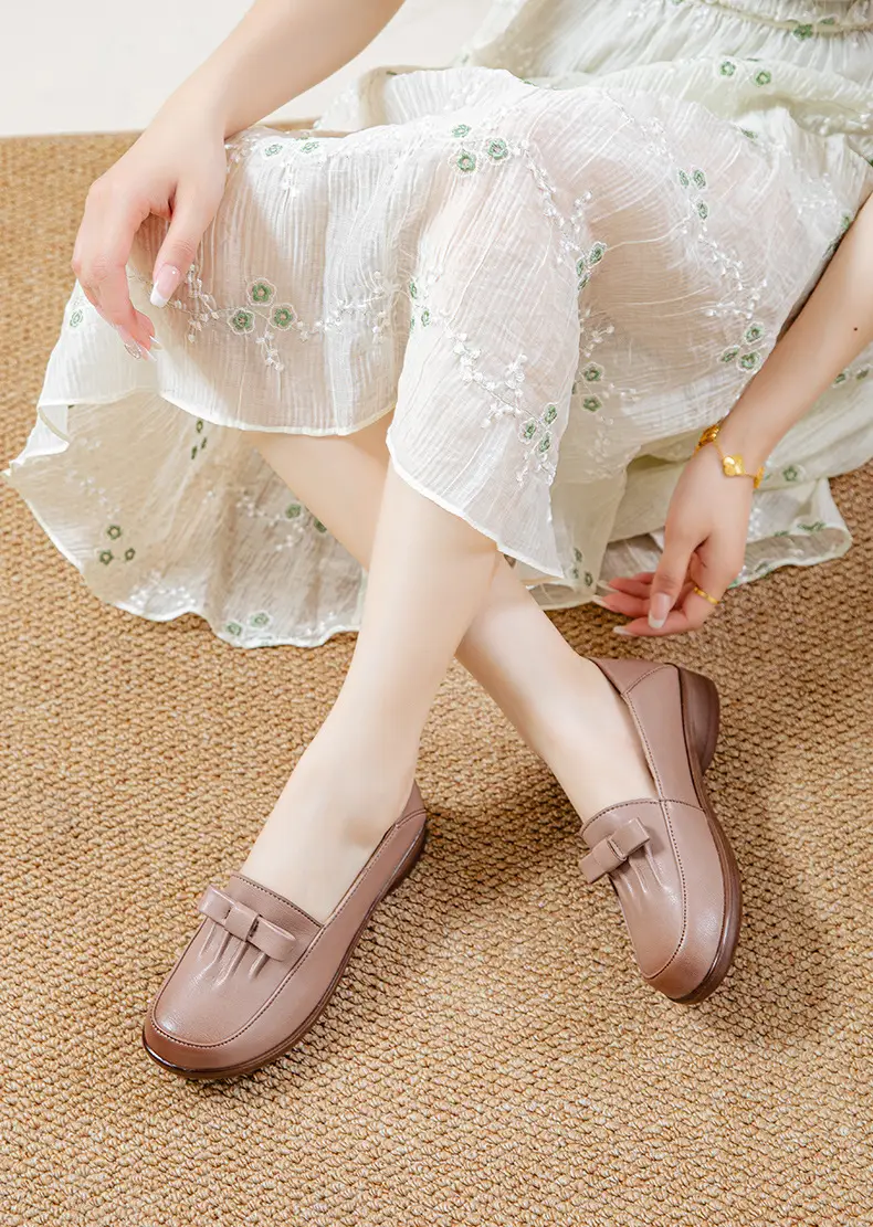 【Clearance! No Returns or Exchanges】Women's Loafers, Mom Shoes, Small Leather Shoes, Slip-On Moccasins, Women's Flats — feature 13