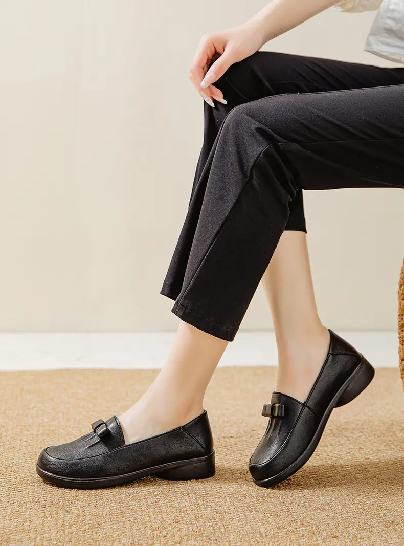 【Clearance! No Returns or Exchanges】Women's Loafers, Mom Shoes, Small Leather Shoes, Slip-On Moccasins, Women's Flats — feature 16