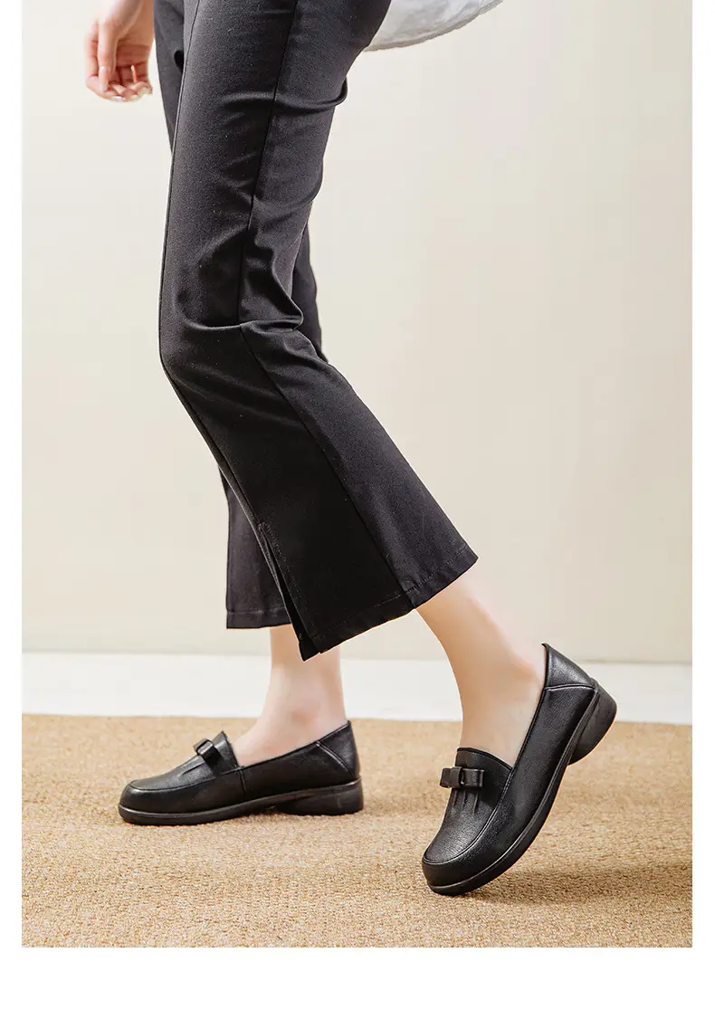 【Clearance! No Returns or Exchanges】Women's Loafers, Mom Shoes, Small Leather Shoes, Slip-On Moccasins, Women's Flats — feature 18