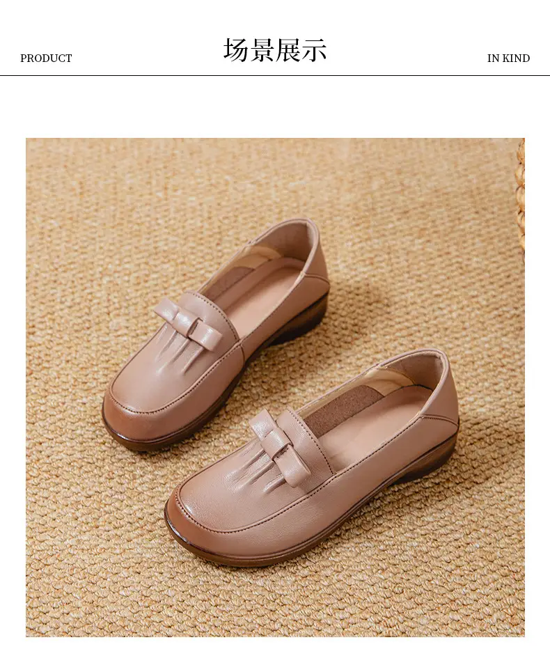 【Clearance! No Returns or Exchanges】Women's Loafers, Mom Shoes, Small Leather Shoes, Slip-On Moccasins, Women's Flats — feature 19