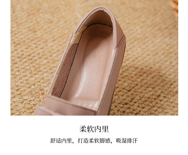 【Clearance! No Returns or Exchanges】Women's Loafers, Mom Shoes, Small Leather Shoes, Slip-On Moccasins, Women's Flats — feature 7