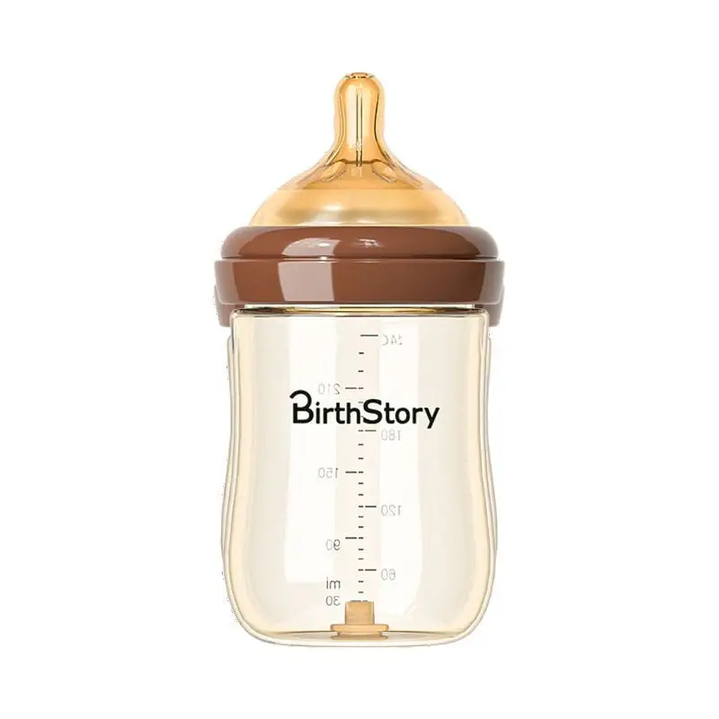 Ppsu Bottle for Newborn Babies 0 to 3-6 Months and Above, Anti-Flatulence, Anti-Choking, Imitation Breast Milk, Anti-Leakage