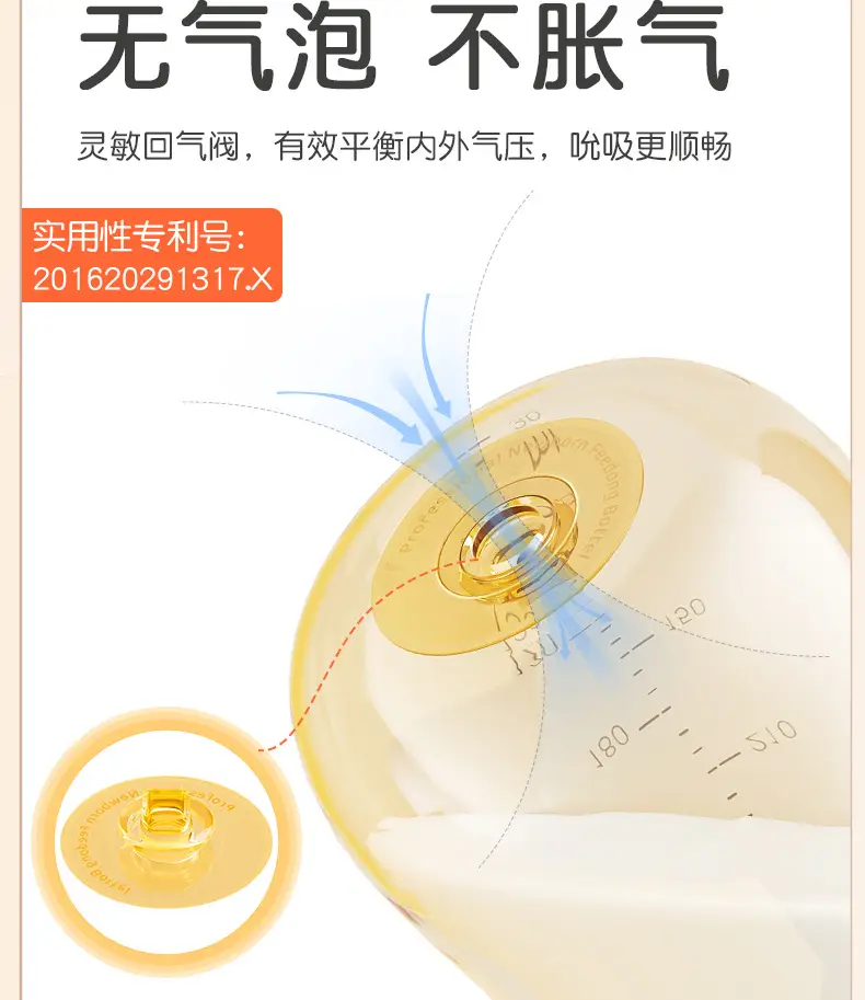 Ppsu Bottle for Newborn Babies 0 to 3-6 Months and Above, Anti-Flatulence, Anti-Choking, Imitation Breast Milk, Anti-Leakage — feature 8