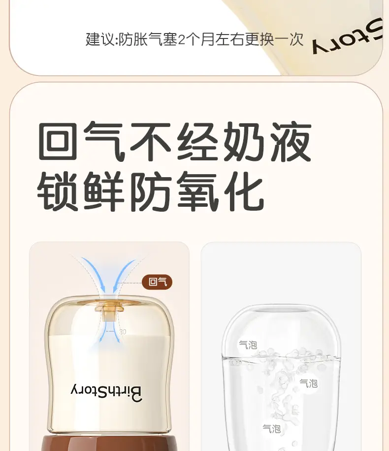 Ppsu Bottle for Newborn Babies 0 to 3-6 Months and Above, Anti-Flatulence, Anti-Choking, Imitation Breast Milk, Anti-Leakage — feature 9