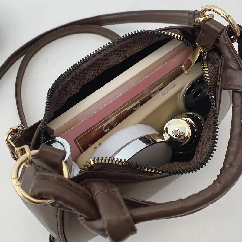 French Style White Shoulder Crossbody Bag for Women - Image 10