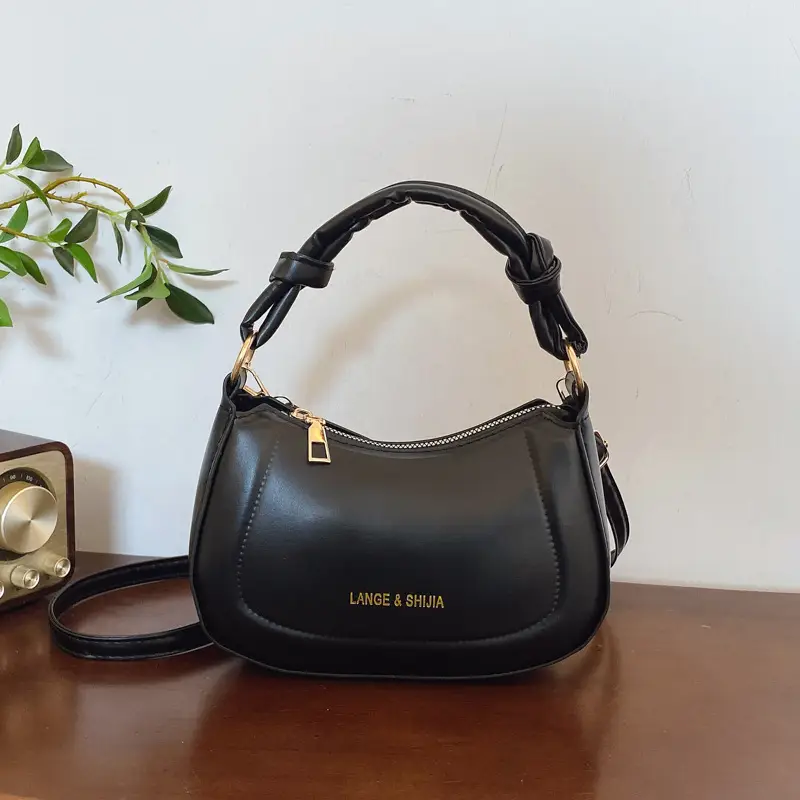 French Style White Shoulder Crossbody Bag for Women - Image 4