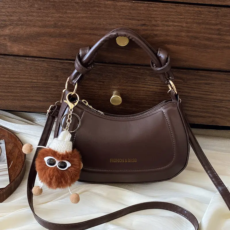 French Style White Shoulder Crossbody Bag for Women - Image 7