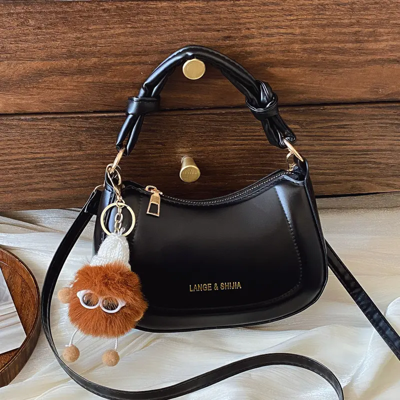 French Style White Shoulder Crossbody Bag for Women - Image 8