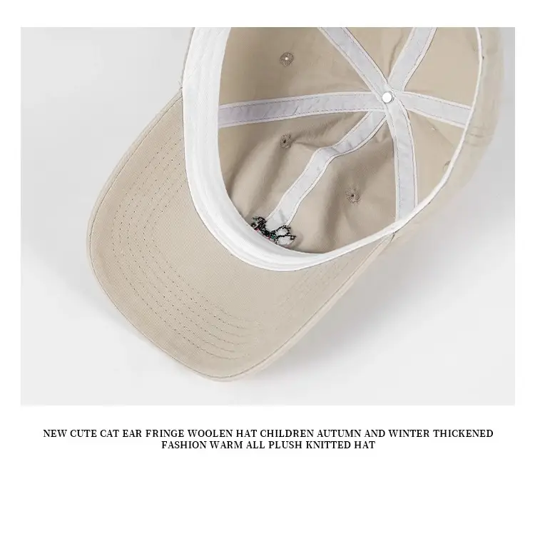 Women's Pink Embroidered Baseball Cap with Duck Tongue Design — feature 7
