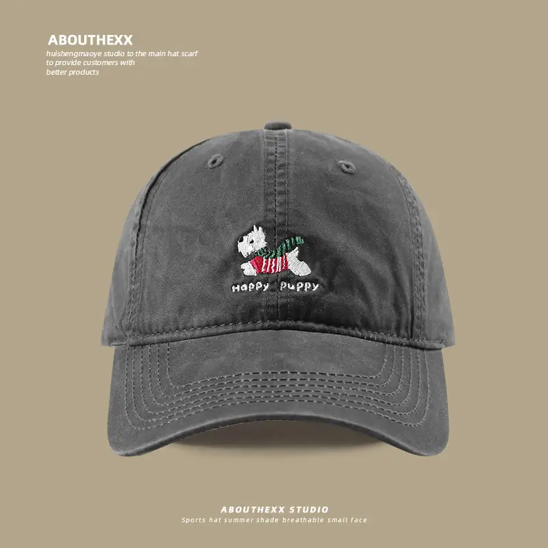 Women's Pink Embroidered Baseball Cap with Duck Tongue Design - Image 7