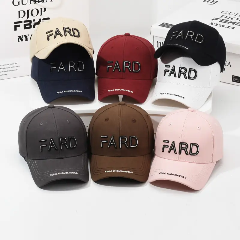 Men Pink FARD Embroidered Cap - Image 12
