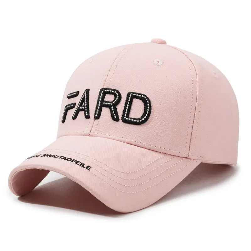 Men Pink FARD Embroidered Cap - Image 8