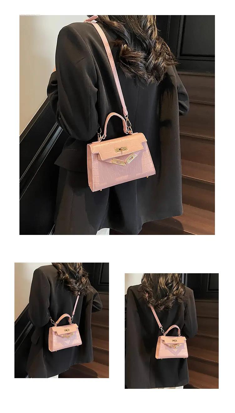 Pink Leather Shoulder Crossbody Bag for Women 2025 — feature 10