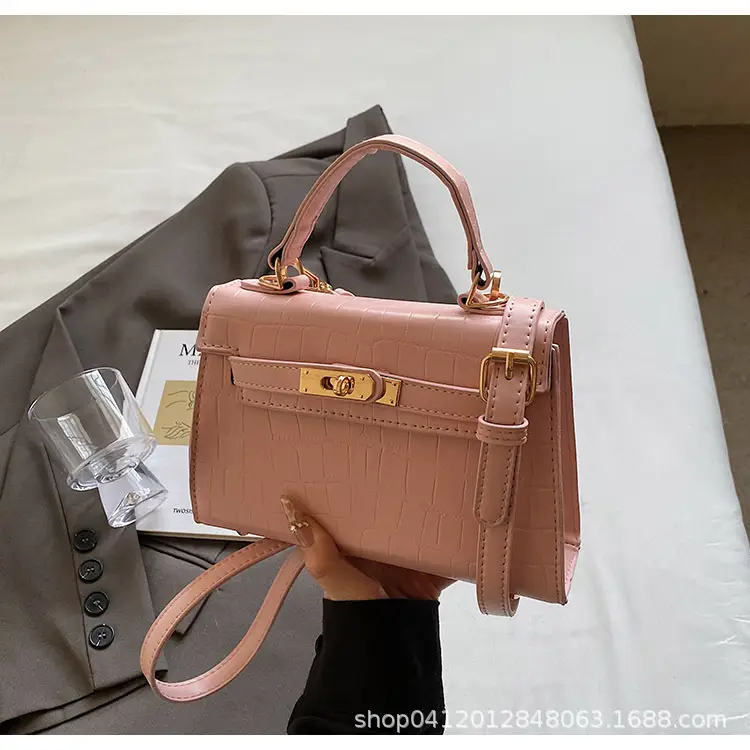 Pink Leather Shoulder Crossbody Bag for Women 2025 - Image 3