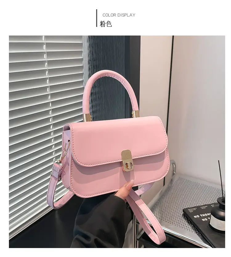 Pink Korean Style Shoulder Crossbody Bag for Women — feature 31