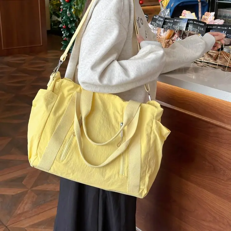 Yellow Crossbody Tote Bag for Women Casual Shoulder Crossbody - Image 4