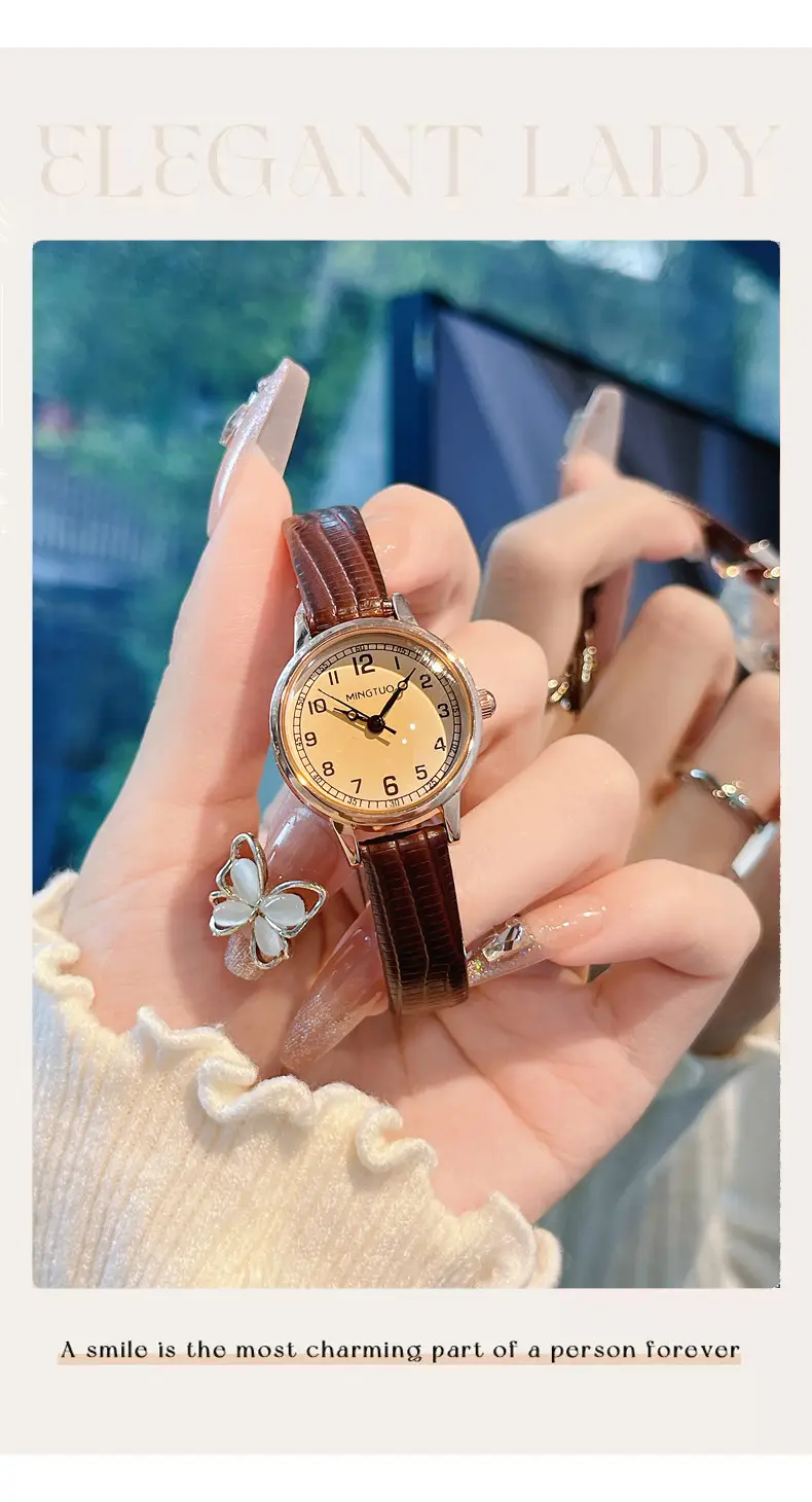 Women's Elegant Retro Belt Watch with Quartz Movement — feature 8