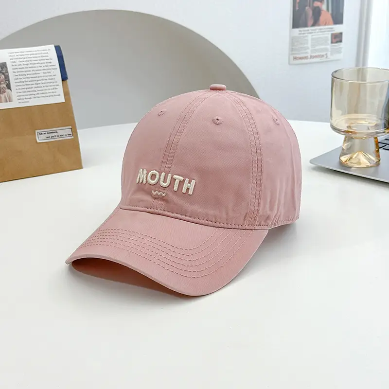 Women's Korean Style Letter Embroidered Baseball Cap - Image 2