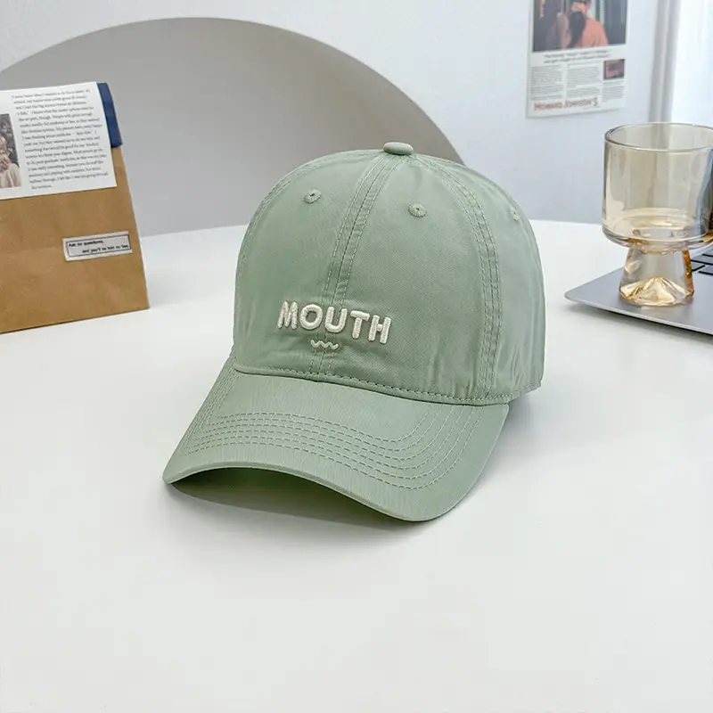 Women's Korean Style Letter Embroidered Baseball Cap - Image 3