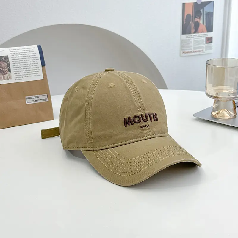 Women's Korean Style Letter Embroidered Baseball Cap - Image 4