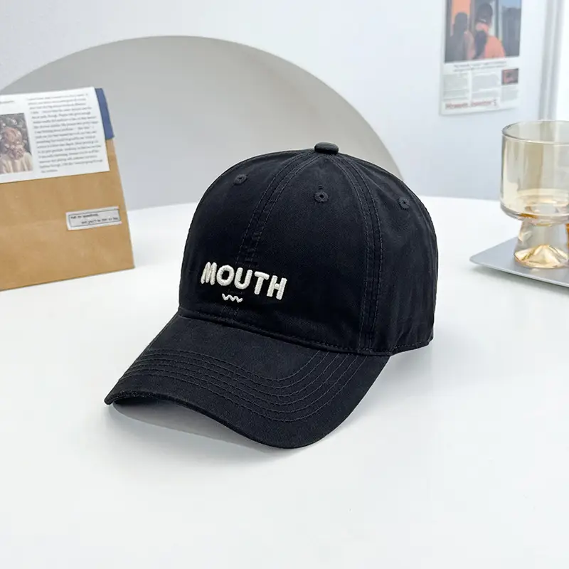 Women's Korean Style Letter Embroidered Baseball Cap - Image 7