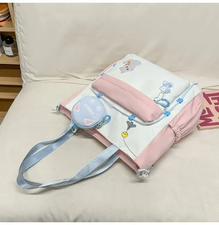 Cute Cat Crossbody Bag for Girls Large Capacity Shoulder Bag — feature 38