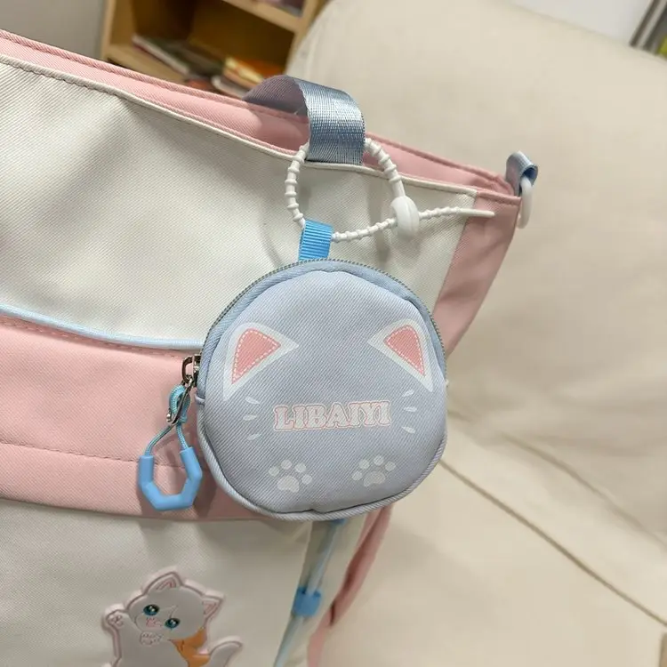 Cute Cat Crossbody Bag for Girls Large Capacity Shoulder Bag — feature 54
