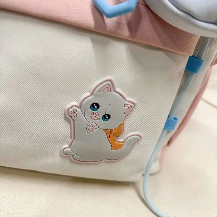 Cute Cat Crossbody Bag for Girls Large Capacity Shoulder Bag — feature 56