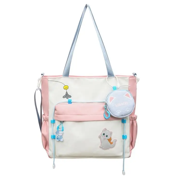 Cute Cat Crossbody Bag for Girls Large Capacity Shoulder Bag — feature 65