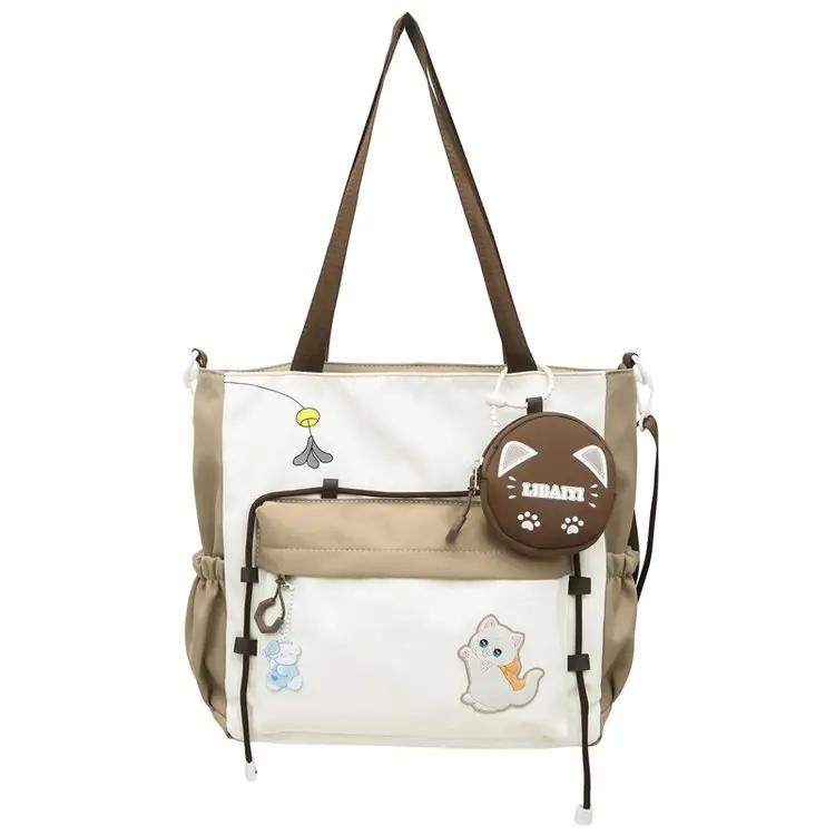 Cute Cat Crossbody Bag for Girls Large Capacity Shoulder Bag — feature 66