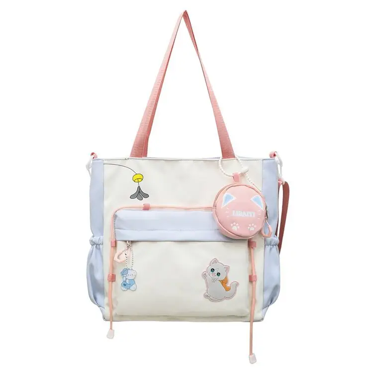 Cute Cat Crossbody Bag for Girls Large Capacity Shoulder Bag — feature 67