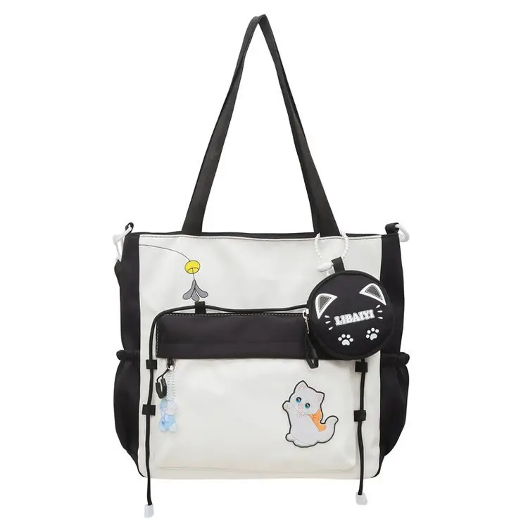 Cute Cat Crossbody Bag for Girls Large Capacity Shoulder Bag — feature 68