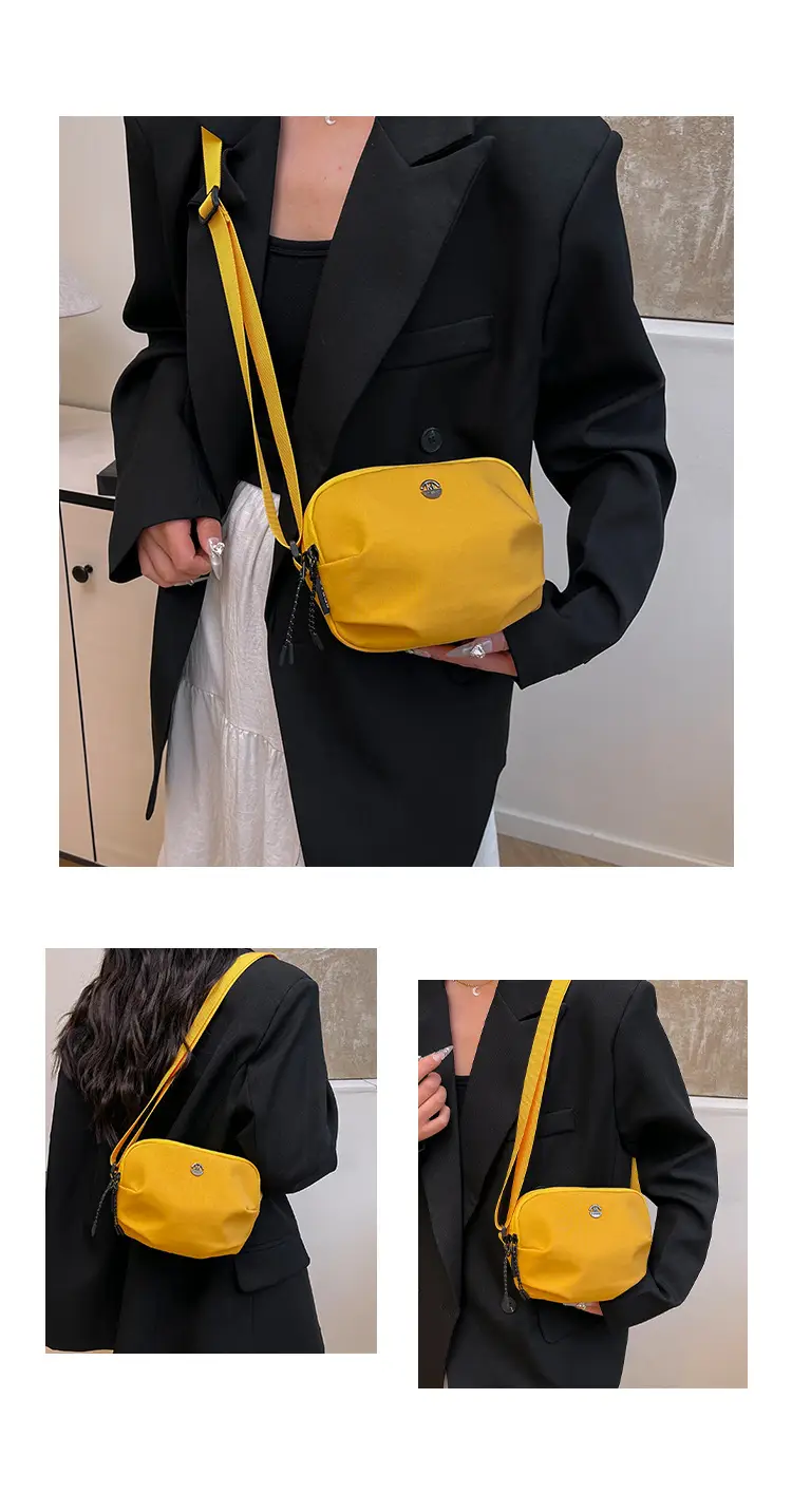 Yellow Nylon Crossbody Bag for Women — feature 13