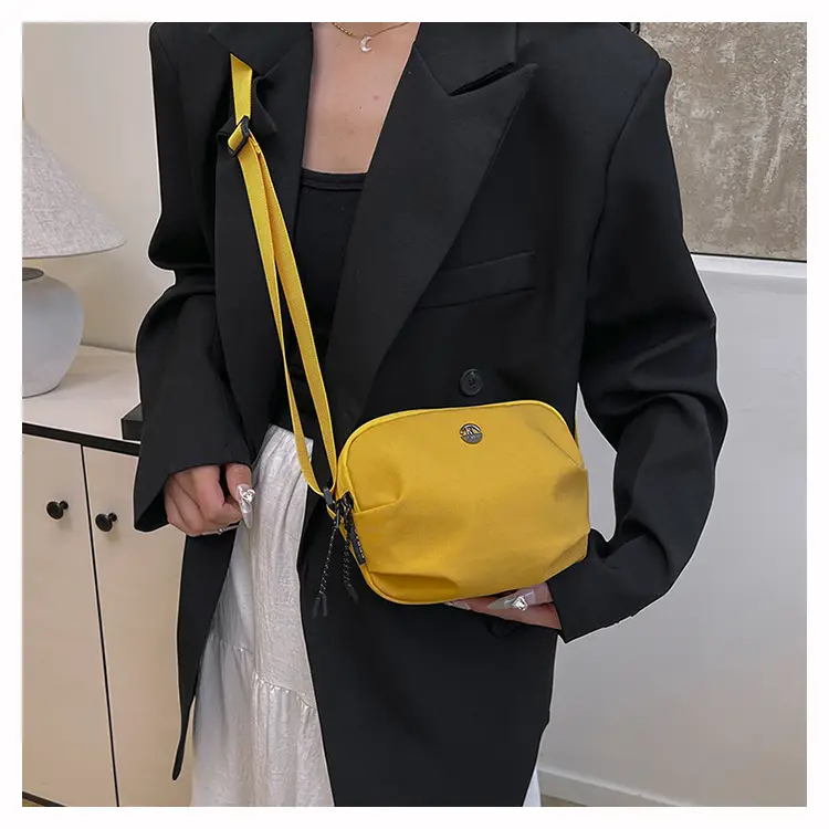 Yellow Nylon Crossbody Bag for Women — feature 21