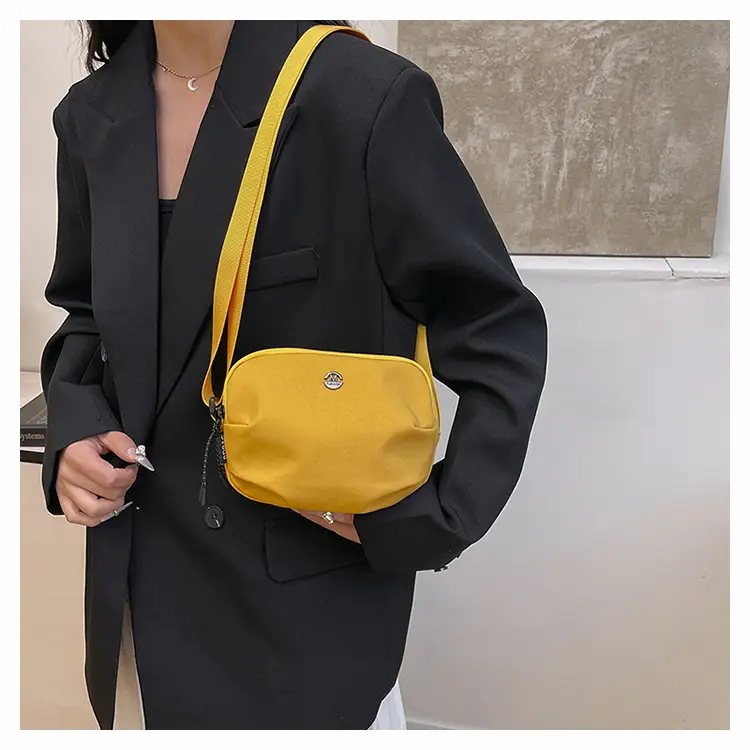 Yellow Nylon Crossbody Bag for Women — feature 23