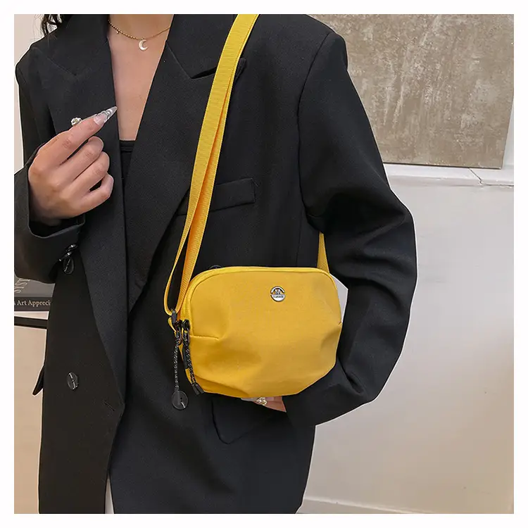 Yellow Nylon Crossbody Bag for Women — feature 24