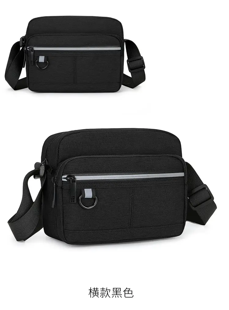 Men's Blue Nylon Shoulder Messenger Bag Set — feature 28