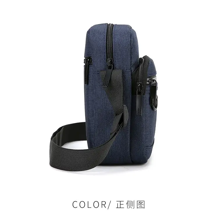 Men's Blue Nylon Shoulder Messenger Bag Set — feature 35