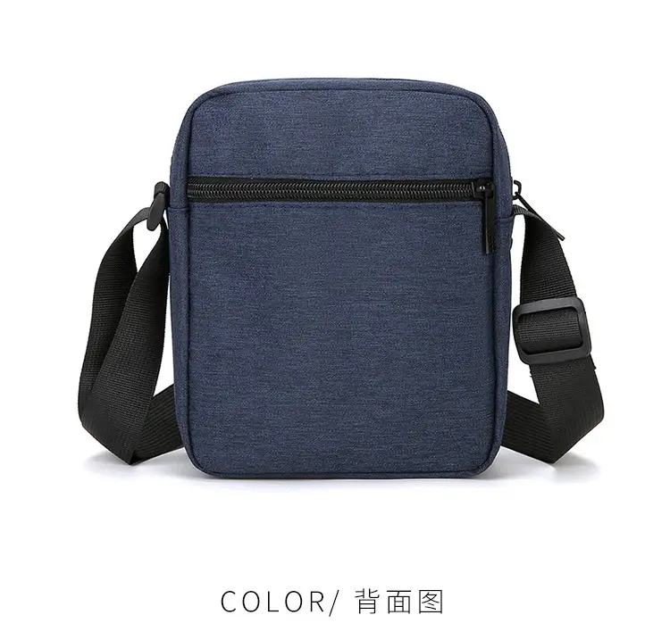 Men's Blue Nylon Shoulder Messenger Bag Set — feature 36