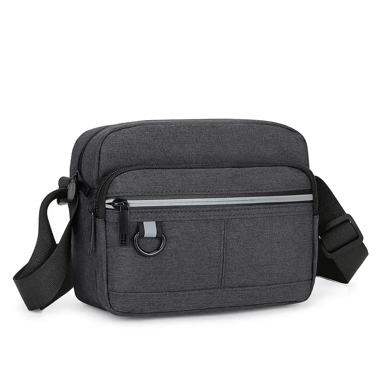 Men's Blue Nylon Shoulder Messenger Bag Set - Image 2