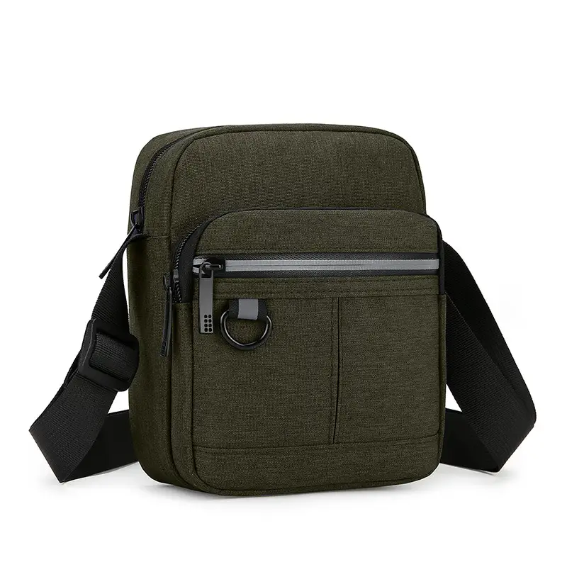 Men's Blue Nylon Shoulder Messenger Bag Set - Image 8