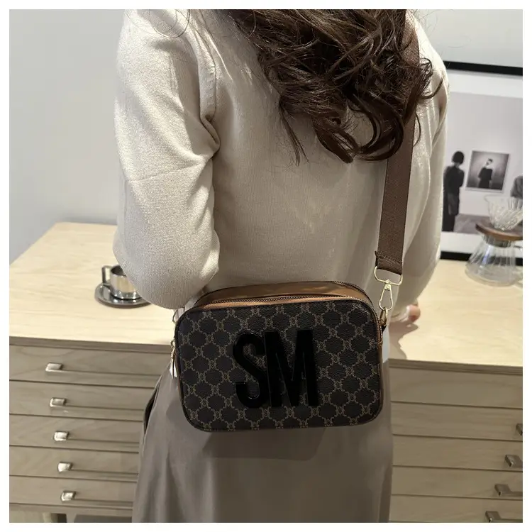 Women Crossbody Bag with Logo & Strap — feature 34