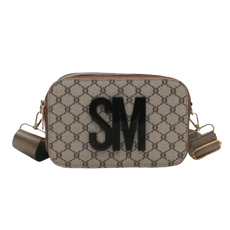 Women Crossbody Bag with Logo & Strap - Image 2