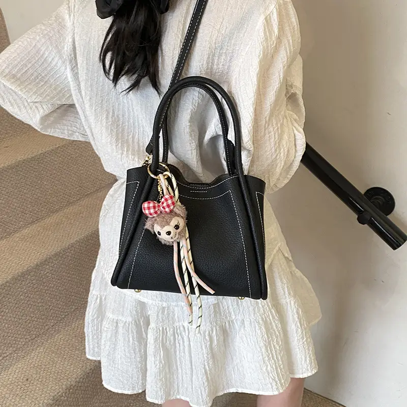 Women's Large Capacity Soft Leather Crossbody Bag Brown 2025 - Image 8