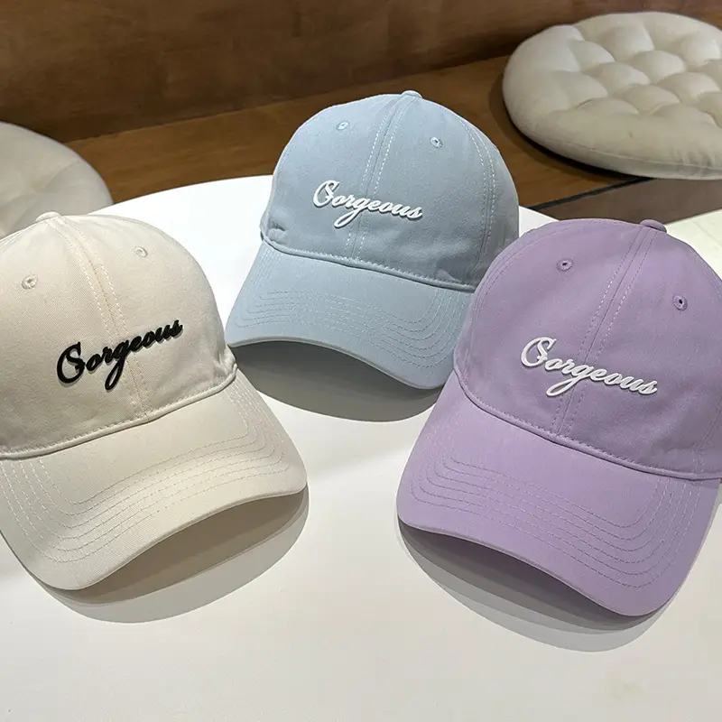 Women's Pink Embroidered Baseball Cap Serious - Image 11