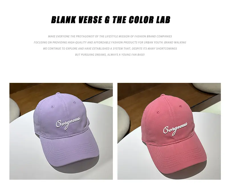 Women's Pink Embroidered Baseball Cap Serious — feature 10